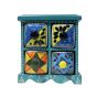 Blue Pottery 4 Drawer Jewellery Box || Saras Aajeevika