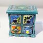 Blue Pottery 4 Drawer Jewellery Box || Saras Aajeevika