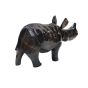 Bamboo Rhino Figure || Dark Brown || Saras Aajeevika