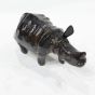 Bamboo Rhino Figure || Dark Brown || Saras Aajeevika