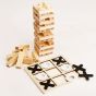 Wooden Zero Cut & Jenga Game Combo | Toy for Kids | Handmade Toys | Wooden Toys