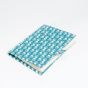Handmade Diary with Pen Holder | Green Fabric Cover | 8" × 6" Inch | SHG Product