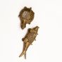 Dhokra Art Brass Fish & Tortoise 4" (Set of 2 ) || Saras Aajeevika