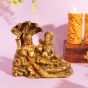 Divine Antique Brass Laxmi Vishnu from Uttar Pradesh | Puja Essentials | Home Décor | Brass Laxmi Vishnu Figurine
