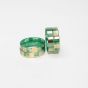 Glass Bangle Line (Set of 4) || Green Line || Saras Aajeevika