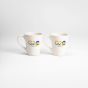 Khurja Souvenir Mug (Set of 2) White || G20 Printed || Saras Aajeevika