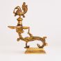 Antique Brass Arti Deepak with Stand || Saras Aajeevika || 