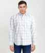 Cotton Full Sleeve Shirt Big White Red Check