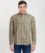 Cotton Full Sleeve Shirt Big Yellow Blue Check