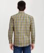 Cotton Full Sleeve Shirt Big Yellow Blue Check