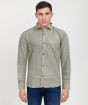 Cotton Full Sleeve Shirt Solid Cream "38"