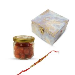 One Rakhi Gift Box with Cherry || Rakhi Special Gift Box || Saras Aajeevika
