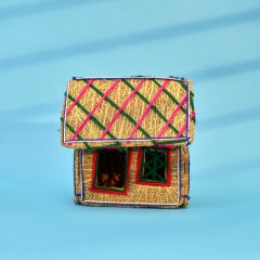 Handcrafted Coconut Husk Decorative Hut || Saras Aajeevika