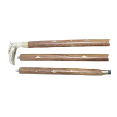 Wooden Stick 3 Fold || Sheesham Wood || Saras Aajeevika