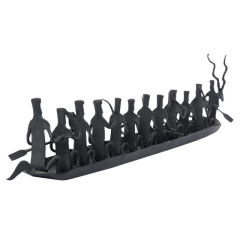  Boat Wrought Iron Black Colour Big Size