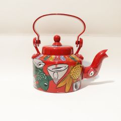 Kettle Pattachitra Painting || Red || Saras Aajeevika