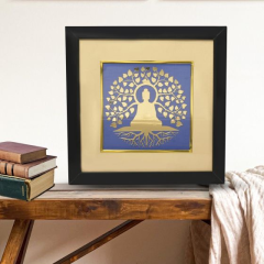  Wall Décor Glass Framed Budhha Tree