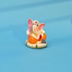 Polyrasin Ganesha || White Color || 3.5 inch || Saras Aajeevika