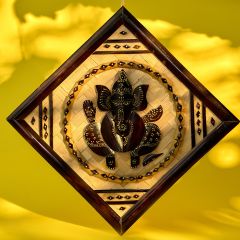Ganesha Bamboo Frame 12x12 || Saras Aajeevika