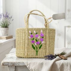 Water Hyacinth Basket Oval Shape || Natural Color || 9x11 || Saras Aajeevika