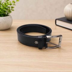 Pure Leather Belt Black 51 inch || Saras Aajeevika
