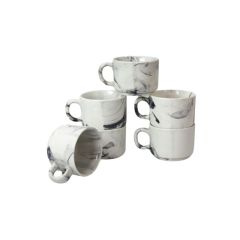 Khurja Pottery Murli Cup Italian Grey Shade So6| Hand painted | Kitchen ware | Home Décor |Grey