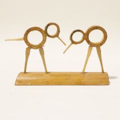 Showpiece Bird Bamboo  || Brown || Saras Aajeevika