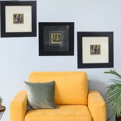Dhokra Art Tribal Frame (2W+1B) SO3 10*10 inch || Wall Decorative Item || Saras Aajeevika