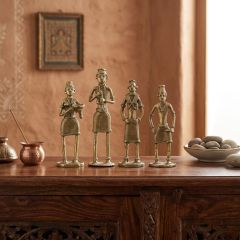 Dhokra Brass Musical Set of 4 || Home Decoration || Saras Aajeevika