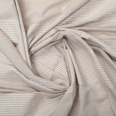 Bedspread Cotton White Line 90x60 (Single Bed Sheet without Pillow Cover)