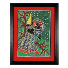 Madhubani Framed Paintings 18/15 Fine Work