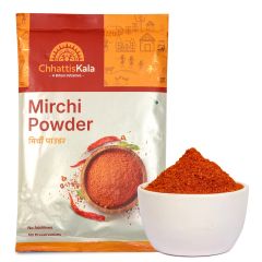 Chhattiskala Pure Red Chilli Powder 200g -100% Natural Lal Mirch, High Pungency & Rich Color, No Added Colors or Preservatives, Bihan Initiative Spice