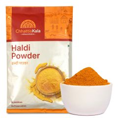 Chhattiskala - Pure Turmeric Powder 200g -High Curcumin Haldi, 100% Natural & Chemical-Free, No Added Colors