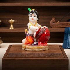 Ployrasin Krishna with Matka 7 inch || Saras Aajeevika