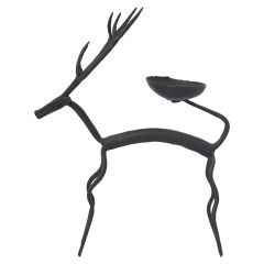 Wrought Iron Deer Candle || Saras Aajeevika