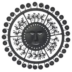 Wrought Iron Round Sun Plate || Saras Aajeevika