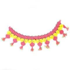 Macrame Toran Pink & Orange || Saras Aajeevika
