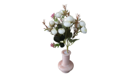 Marble Flower Vase Pink