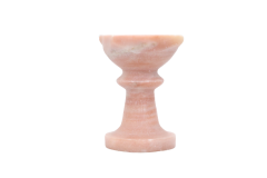 Marble Chomukhi Diya | Puja Essentials | Home Decor | Pink Marble Diya | Handcrafted Diya