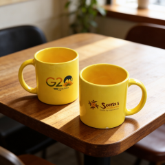 Khurja Souvenir Mug (Set of 2) Yellow 2 || Saras Aajeevika