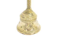 Antique Brass Puja Ghanta | Handcrafted | Antique Figurine | Brass Work | Indian Festival Celebration | Home Essentials
