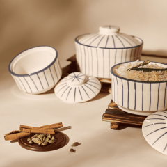 Khurja Pottery Donga  |White and grey|Decorative Item| Home Decor