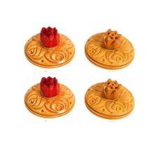 Wooden Aggarbati Stand Flower (Set of 4 ) || Saras Aajeevika