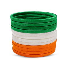 Silk Thread Bangles || Set of 12 || Tiranga || Saras Aajeevika