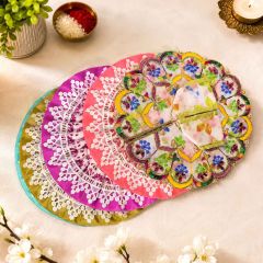 Ladoo Gopal Clothes No 4 || Set of 5 || Size 9 inch || Multi Colour || Saras Aajeevika