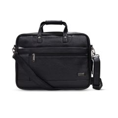 Pure Leather Laptop Bag || Black Colour || Saras Aajeevika