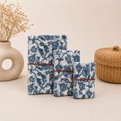 Handmade Paper Diary || Green Colour || Set of 3 || Saras Aajeevika