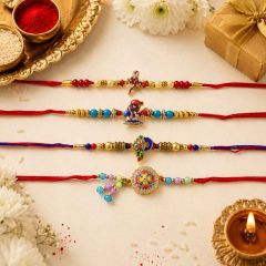 Family Rakhi (Bhaiya Bhabhi + 2 Kids ) Type-2 || Saras Aajeevika