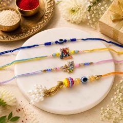 Family Rakhi (Bhaiya Bhabhi + 2 Kids ) Type-3 || Saras Aajeevika