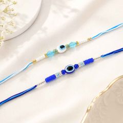 Rakhi Evil Eye for 2 Brothers || Set of 2 || Saras Aajeevika